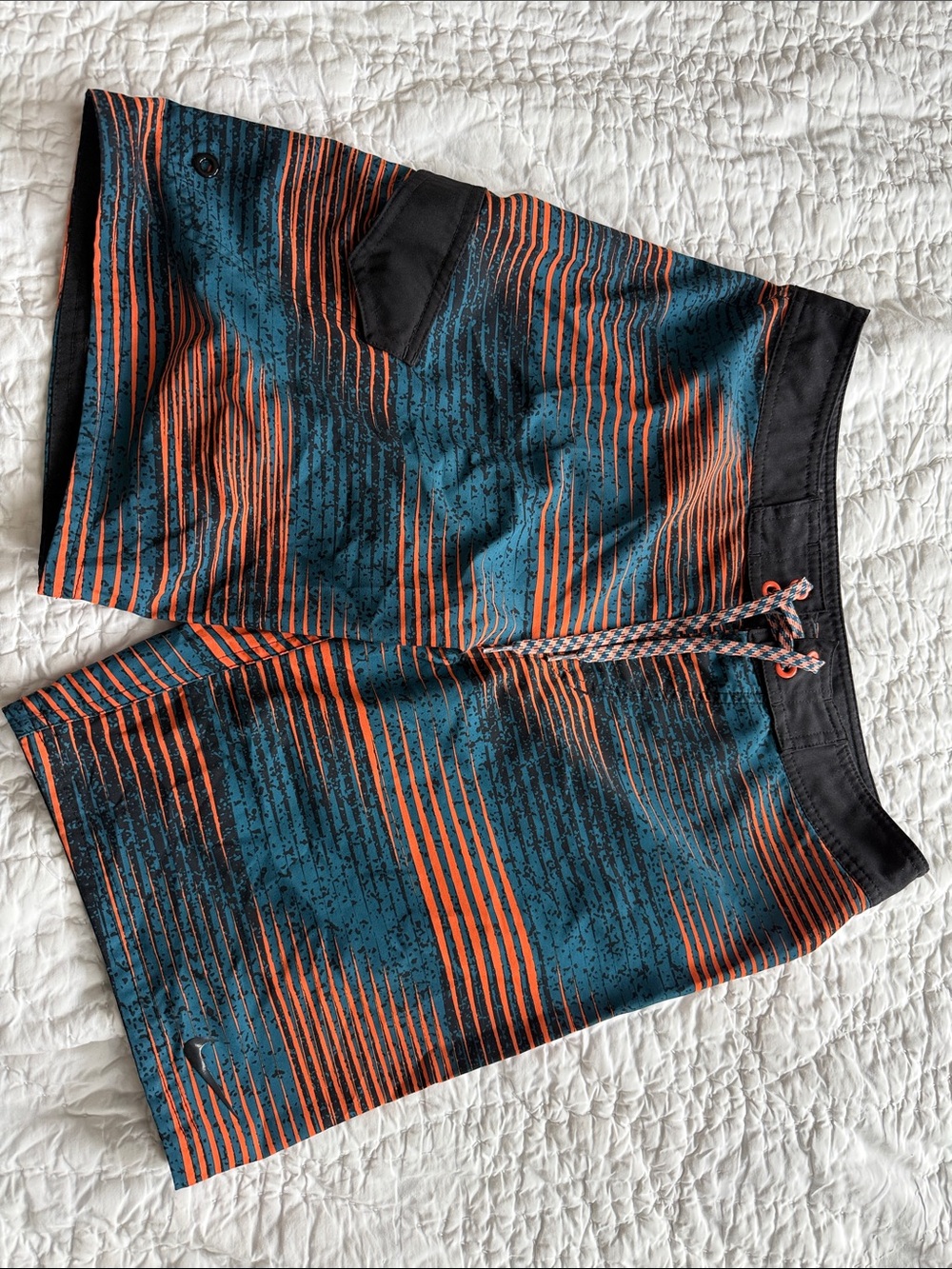 Nike Blue and orange Swim Trunks
